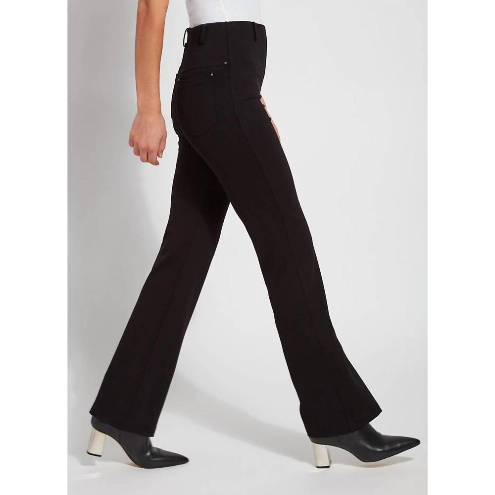 NEW LYSSE ponte baby bootcut 33" inseam in black - Picture 2 of 4